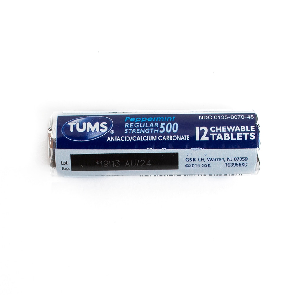 Medicine/Pain Relief, Health & Beauty, Tums, Extra Strength, Ultra, Peppermint, 12 count, Roll, 65964